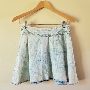 Mimi Chica A Line Acid Wash Mini Skirt Bottom